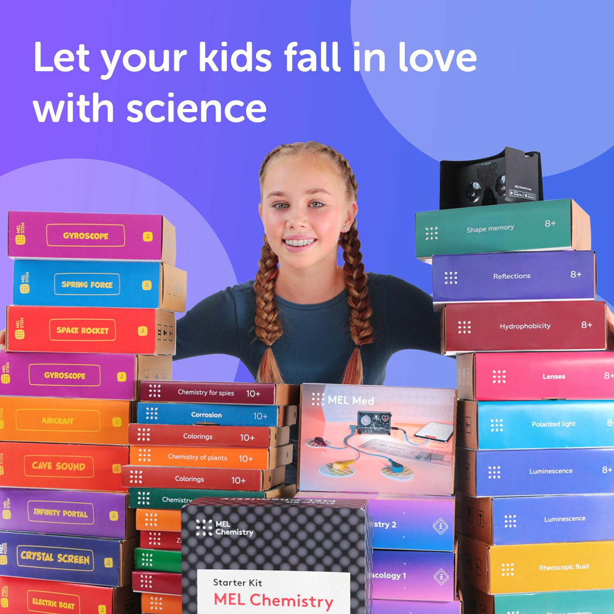 12 KITS SUBSCRIPTION - MEL CHEMISTRY. Ages 10–16+
